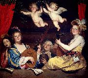 Gerrit van Honthorst The Concert oil